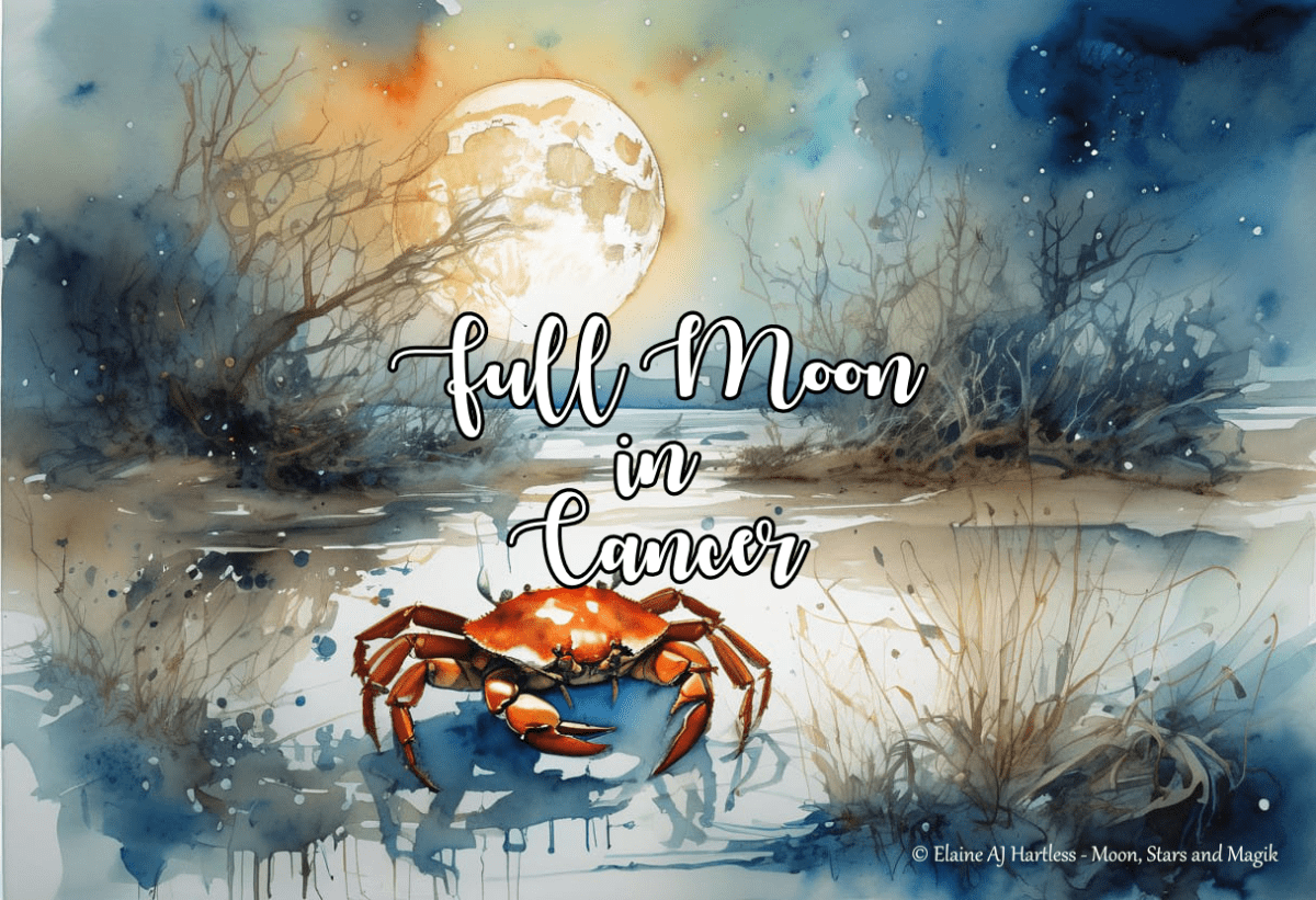 cancer the crab representing the full moon in cancer