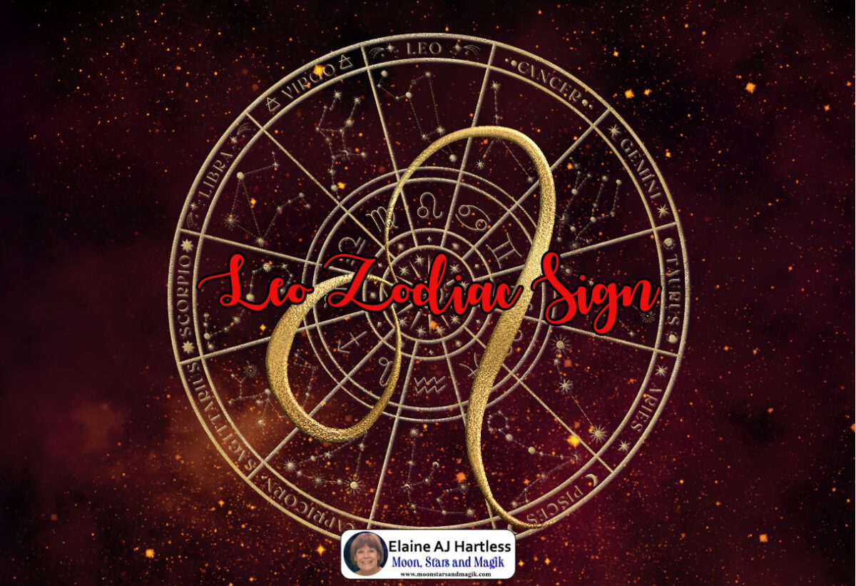 Image showing a zodiac wheel with the Leo glyph representing the Leo personality traits